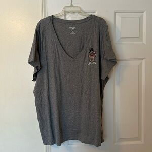 Torrid Gingerbread v-neck Tshirt